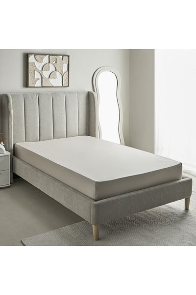 erorex Purely-percale 300TC Single Fitted Sheet - 90x200+36 cm
