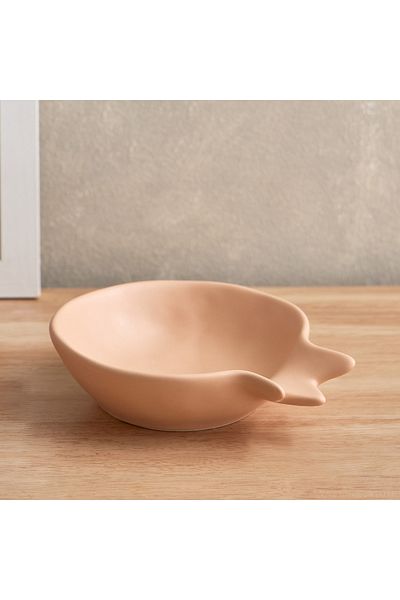 erorex طبق زخرفي من السيراميك على شكل رمان من كامبريا - 18×15×4.7 سم