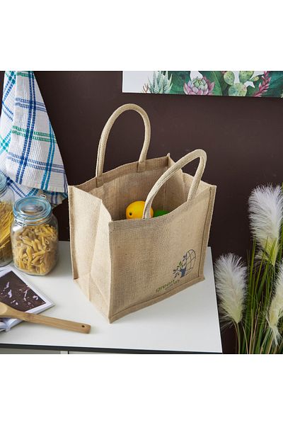erorex Go Green Multiutility Jute Bag - 30x20x46 cm