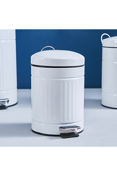 Generic Country Metal Pedal Bin - 3 L