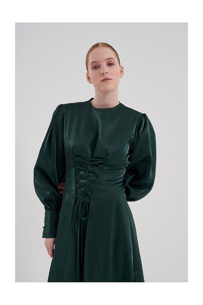 FUSHYA Rochie de seara cu detaliu din dantela