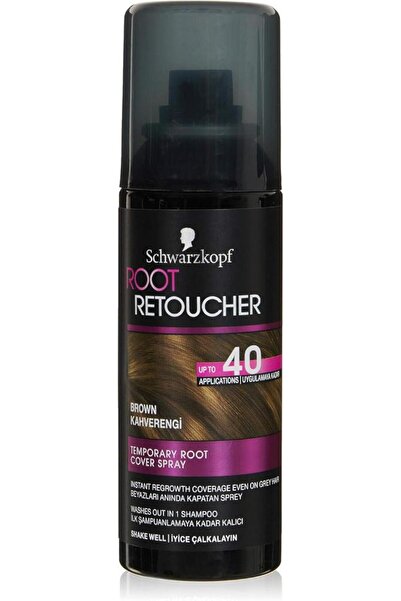 Schwarzkopf Root Retoucher Beyazları Anında Kapatan Sprey Boya Kahverengi, 12...