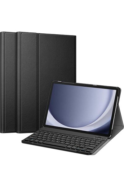 AWH حافظة لوحة مفاتيح لجهاز SamsungGalaxy Tab A9 Plus مقاس 11 بوصة، غطاء حامل رفيع مع لوحة مفاتيح قابلة للفصل