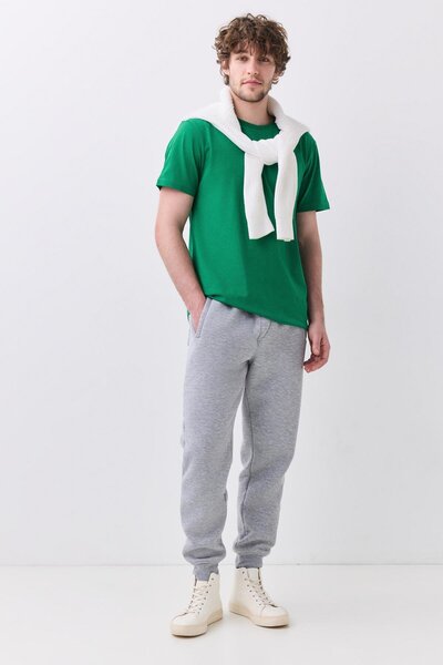 Trendiz Ανδρικό μπλουζάκι Basic Green - 100% Cotton 2091