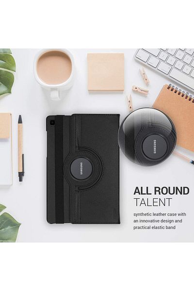 AWH Galaxy Tab A7 10.4" 2020 Case, PU Leather 360° Rotating Smart Folio,SM-T500/T505/T507 Black