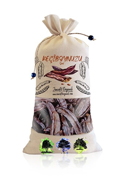 Zencefil Organik Bez Torba Keçiboynuzu 600 gr Özel Seçme Ballı Keçi Boynuzu C...