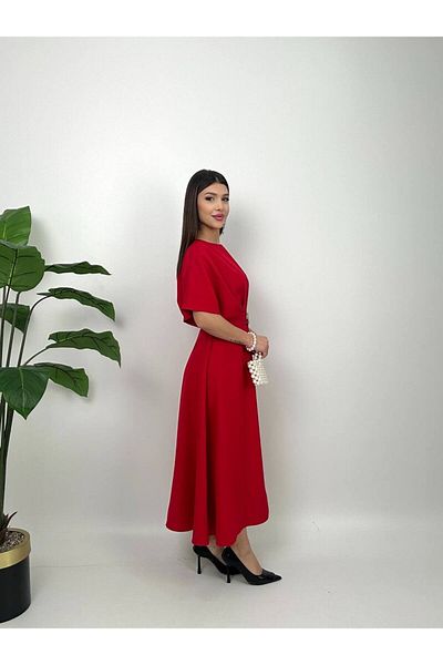 GİZONLY Detailní šaty s páskem