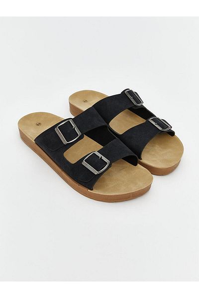 LC Waikiki Papuci pentru bărbați cu dungi duble LCW STEPS