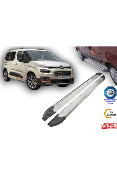 Tunax BERLİNGO Uzun Şase Araca Özel Yan Basamak 2019 2020 2021 2022 2023 2024