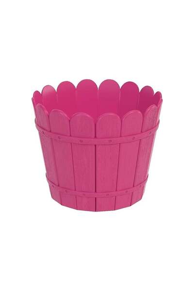 Lider Lüx  Küçük Balkon Saksısı Yuvarlak Tüm Renkler Saksı Tabağı Dahil