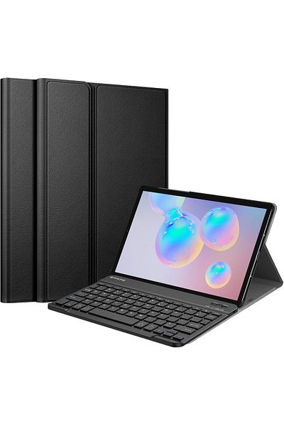 AWH Keyboard Case for Samsung Galaxy Tab S6 10.5" 2019, Detachable Bluetooth Keyboard, Black