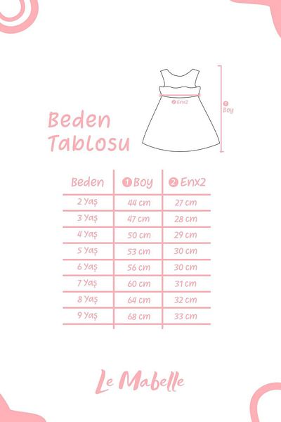 Le Mabelle Ecru Sleeves Tulle Detailed Stoned Short Girls' Dress - Bonnie