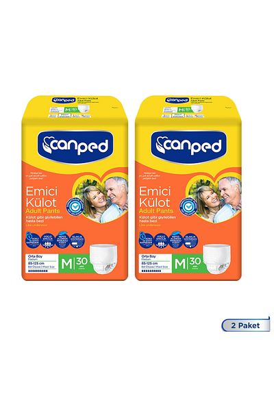 Canped Medium Size Medium Absorbent Panties Set of 60