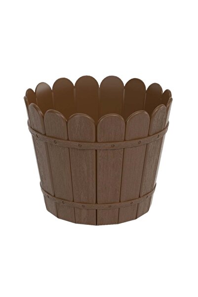 Lider Lüx  Küçük Balkon Saksısı Yuvarlak Tüm Renkler Saksı Tabağı Dahil