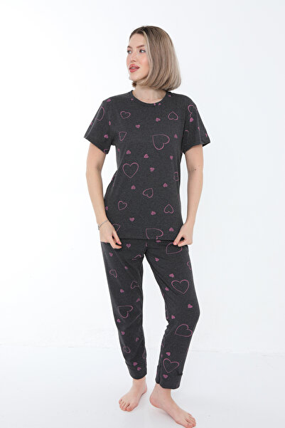 FAMESTEKSTİL RÖVID UJJÚ NYÁRI PIZSAMA SZETT