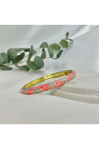 Elifsu Jewelry Mineli Çelik Bileklik Özel Desenli