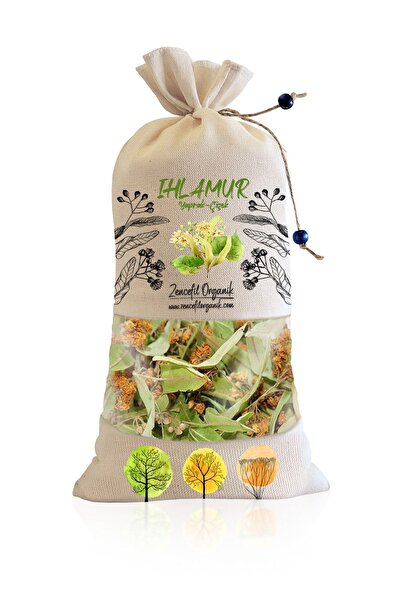 Zencefil Organik Bez Torba Yaprak Çiçek Karışık Ihlamur 80 Gr. Yaprak Ihlamur