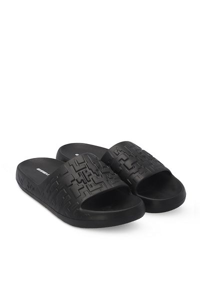 Esem Jett Black Men's Slippers