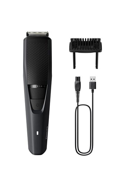 Philips Aparat de tuns barba PHILIPS Seria 3000 BT3233/15, acumulator, autonomie 1h, Gri antracit