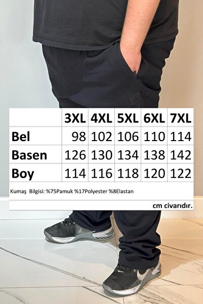 REMSA Спеціальне виробництво Великий розмір Екстра батальний бавовняний чоловічий спортивний штани 24723 Синій