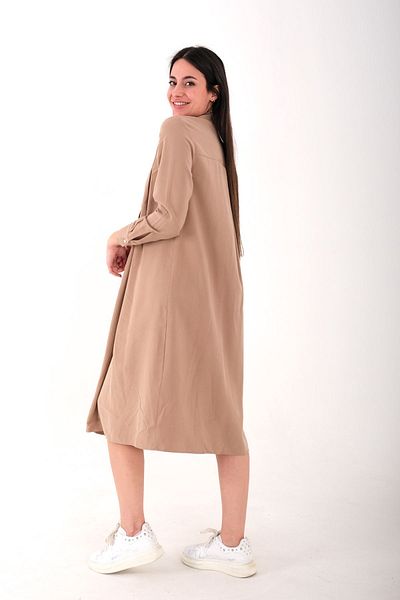Blues Outlet Дамска рокля Strong Scrubbery Wide Cut / Кафява