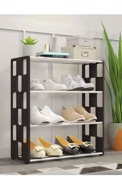ALMUFARREJ 4 Shelves Shoe Storage Cabinet
