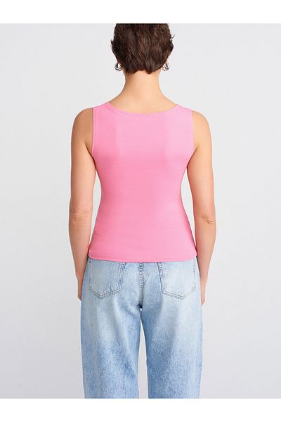 Dilvin Model 71782 - Pantaloni Mom Blue Denim Snow Washed