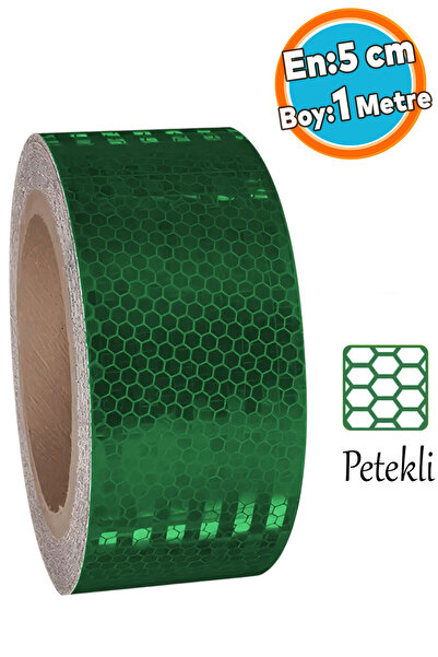 NZB Noctilucent عاكس لاصق 5 سم شريط تحذيري عاكس 1 متر شريط لاصق أخضر داكن اللون