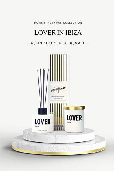 Eda Taşpınar Lover Reed Oda Kokusu - 100 ml & Lover Mum Set (EGY0059)-(EGY0021)