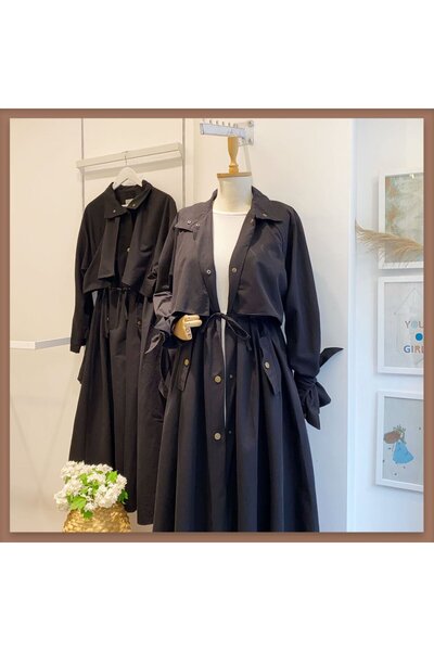 Faya Boutique SİYAH VİENTO TRENÇKOT