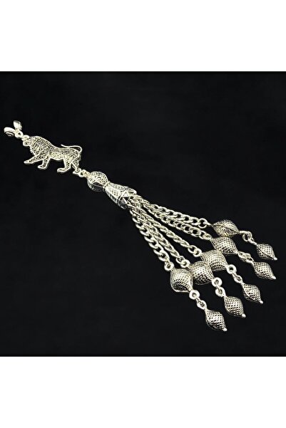 Kt 39 g. ROZARIU CU FIGURĂ DE LEU CU CIUCURI