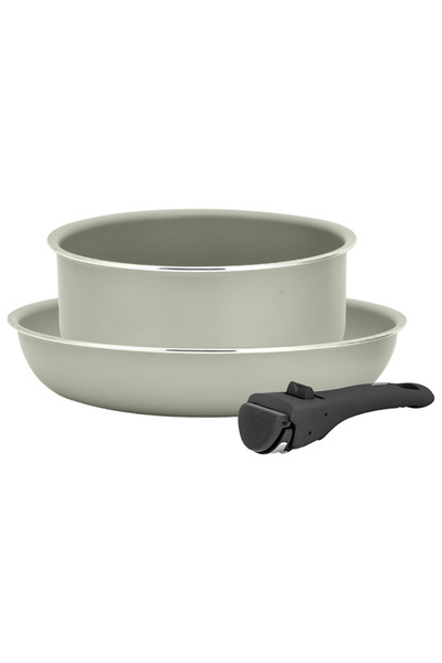 sharpdo 2-Piece Household Aluminum Removable Non-Stick Frying Pan Milk Pan Set (16cm+20cm)