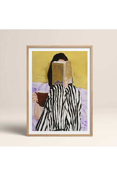 HOMEPACK Единична картина в дървена рамка, единичен плакат, картина TK/866-1