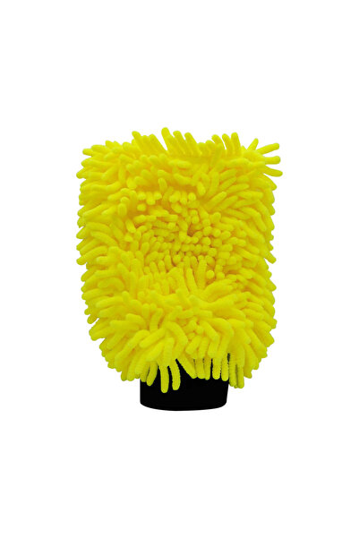 AGC Microfiber Car Wash Chenille Sponge, Yellow, 24cm x 15cm x 9.4 Inch x 5.9...