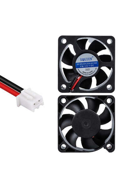 Powermaster IC-216 2P Kablolu 50X50X15 Mm 12 Volt Fırçasız DC Kasa Fanı