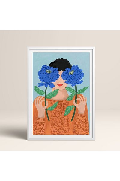 HOMEPACK Pictură cu un singur cadru din lemn Pictură poster dintr-o bucată TK/864