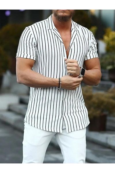 m.baba New Season Short Sleeve Cotton Summer Shirt