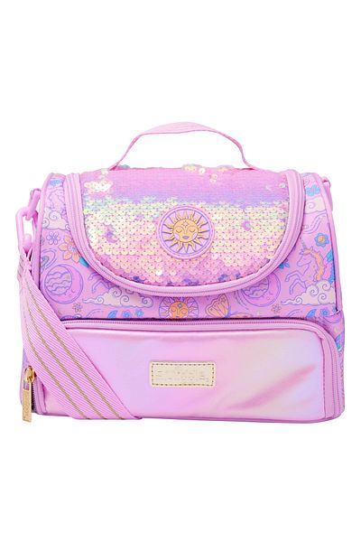 SMIGGLE - Large Double Lunch Box with Cosmos Strap