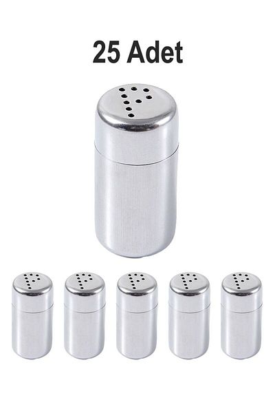Chavin 25 Pcs Small Size Steel Black Pepper Bowl - Cin978-25 for Cafe, Restaurant and Restaurant