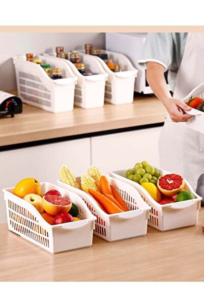 ALMUFARREJ 3 قطع من صناديق تخزين وتنظيم الثلاجة