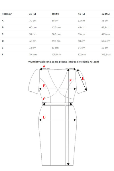 Made of Emotion Rochie cu decolteu în V și mâneci umflate