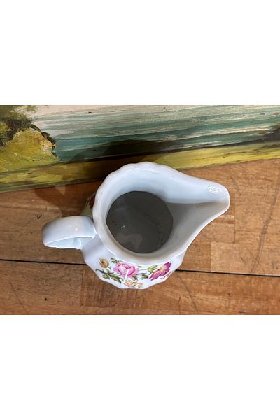 tayfuntufan antika koleksiyon Hk Bavaria Porcelain Milk Jug - 10 cm Tall
