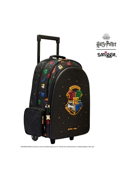 SMIGGLE - Harry Potter Lighted Wheeled Backpack