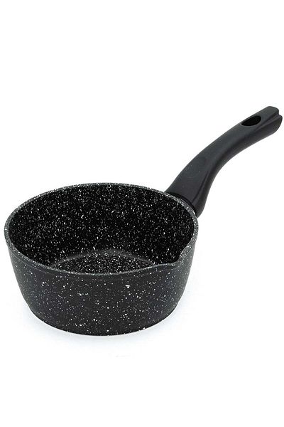 ALMUFARREJ Casserole Milk Pan Black Granite