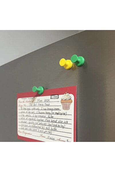 Minyatür Bahçem Renkli Pin 10'lu Mini Buzdolabı Magneti