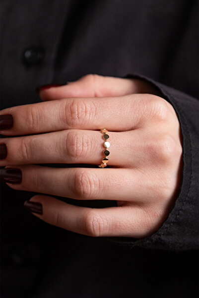 Safir Kuyumculuk Altın Daire Vagon Yüzük