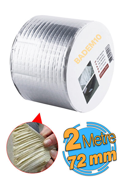 Badem10 Çatı İzolasyon (72 mm X 2 MT) Su Sızdırmazlık Geçirmez Yalıtım Çamur ...