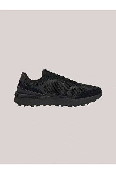 Tommy Jeans Men's High Comfortable Sole Suede Detailed Black Sneakers Em0Em01...