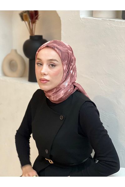 Modakaşmir 110 cm Marble Pattern Scarf