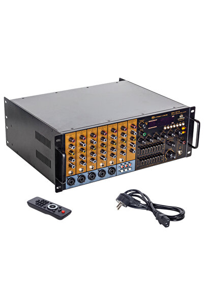 MagicVoice Mv-1213 Küp Mixer Anfi Usb Bt Uk Rms100w Max 800w 6 Zon+99dsp+4-16...